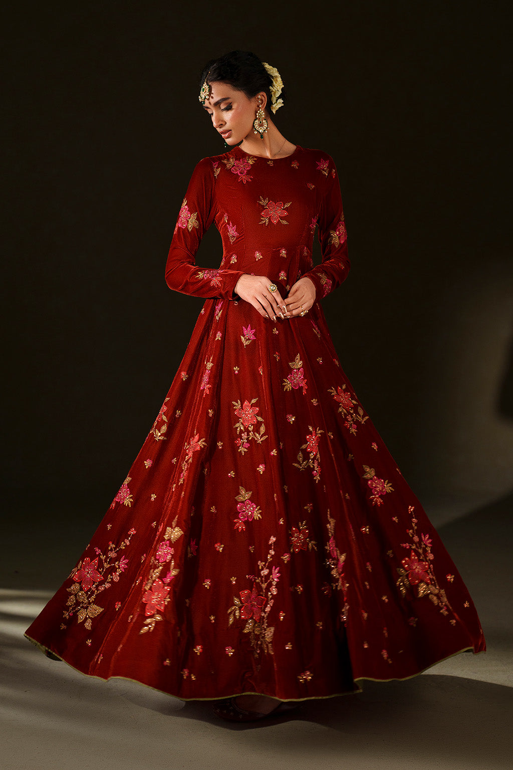 IV-79  Embroidered Velvet