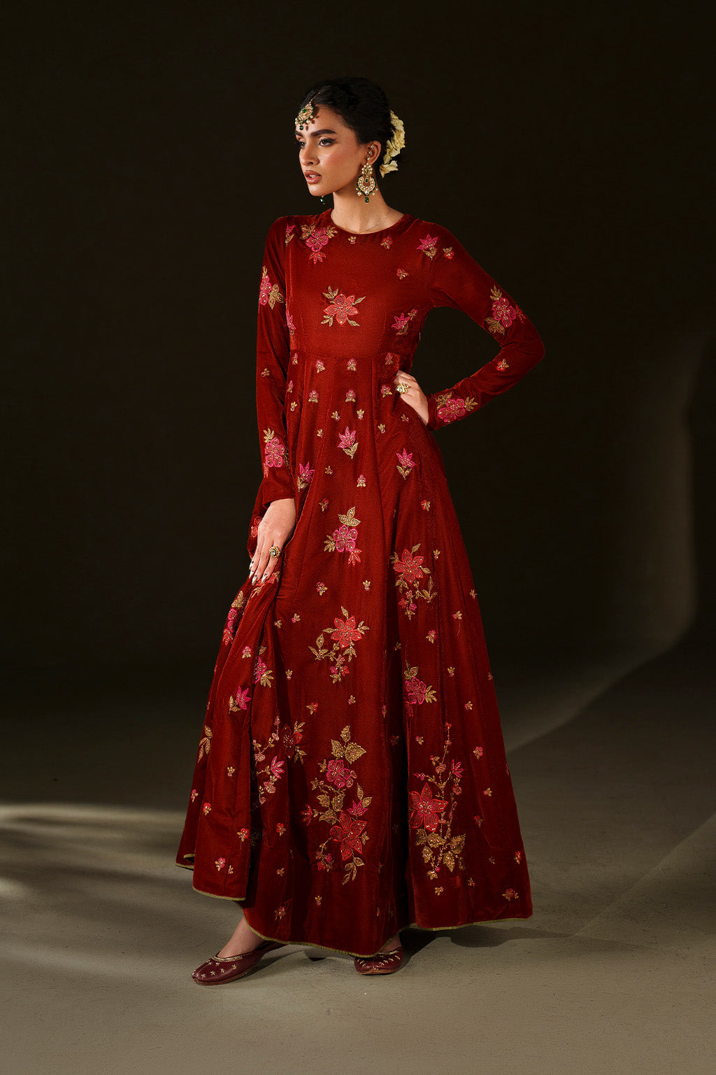 IV-79  Embroidered Velvet