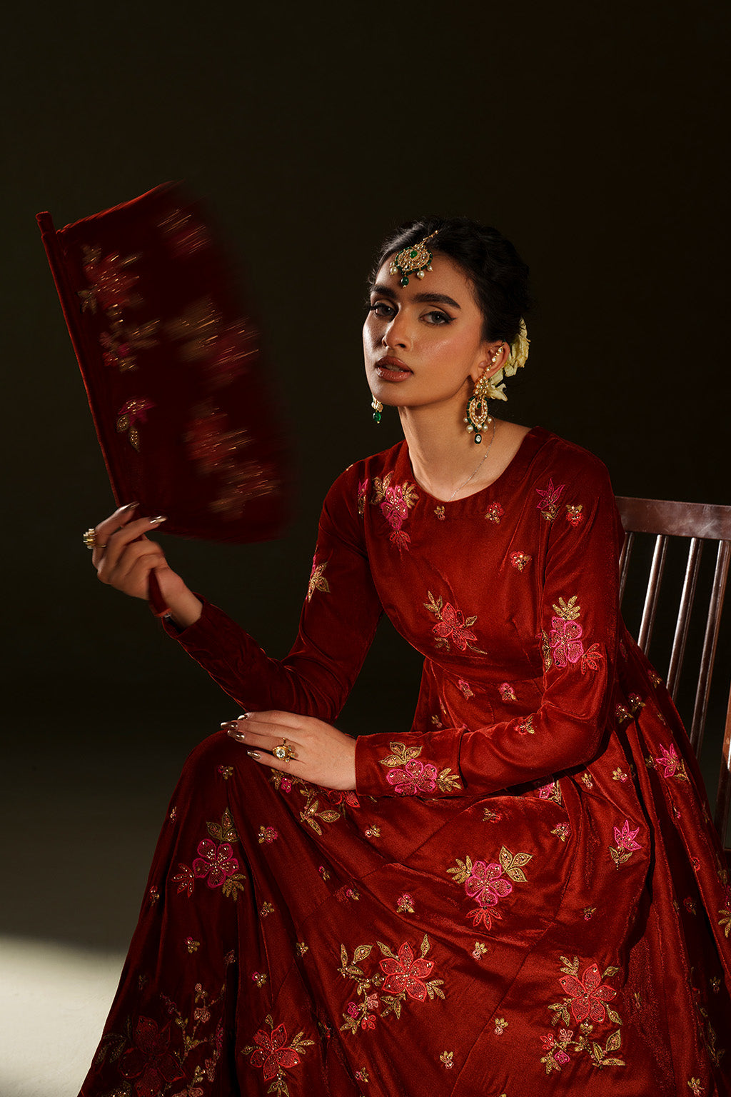 IV-79  Embroidered Velvet