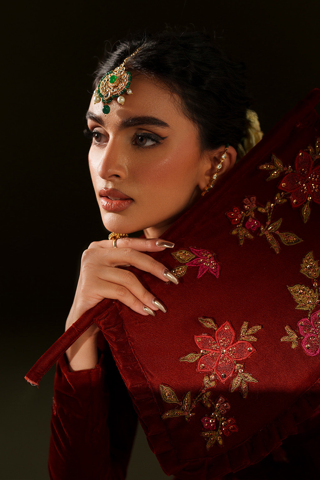 IV-79  Embroidered Velvet