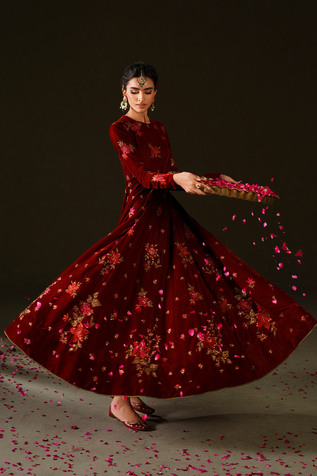 IV-79  Embroidered Velvet