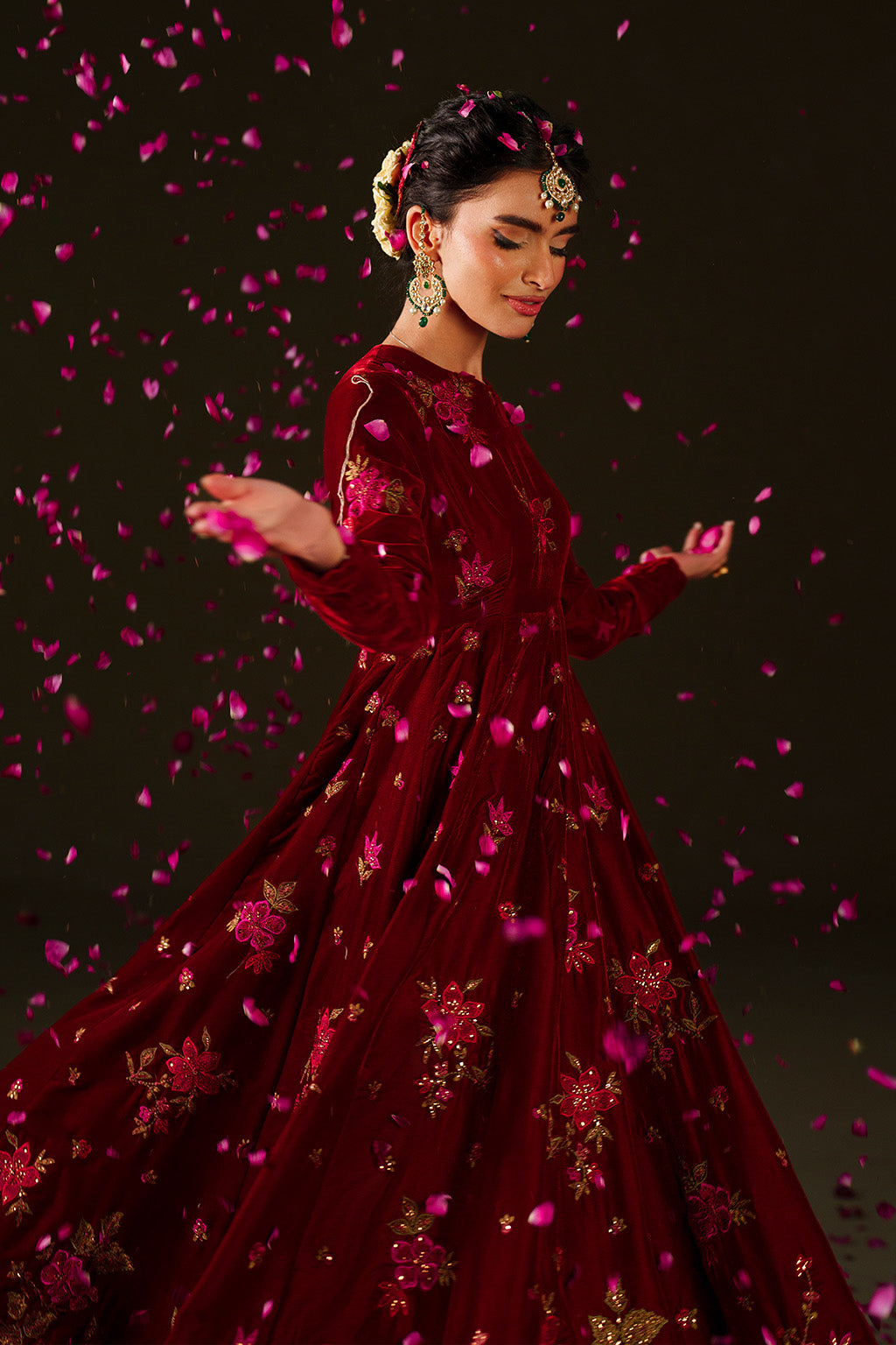 IV-79  Embroidered Velvet