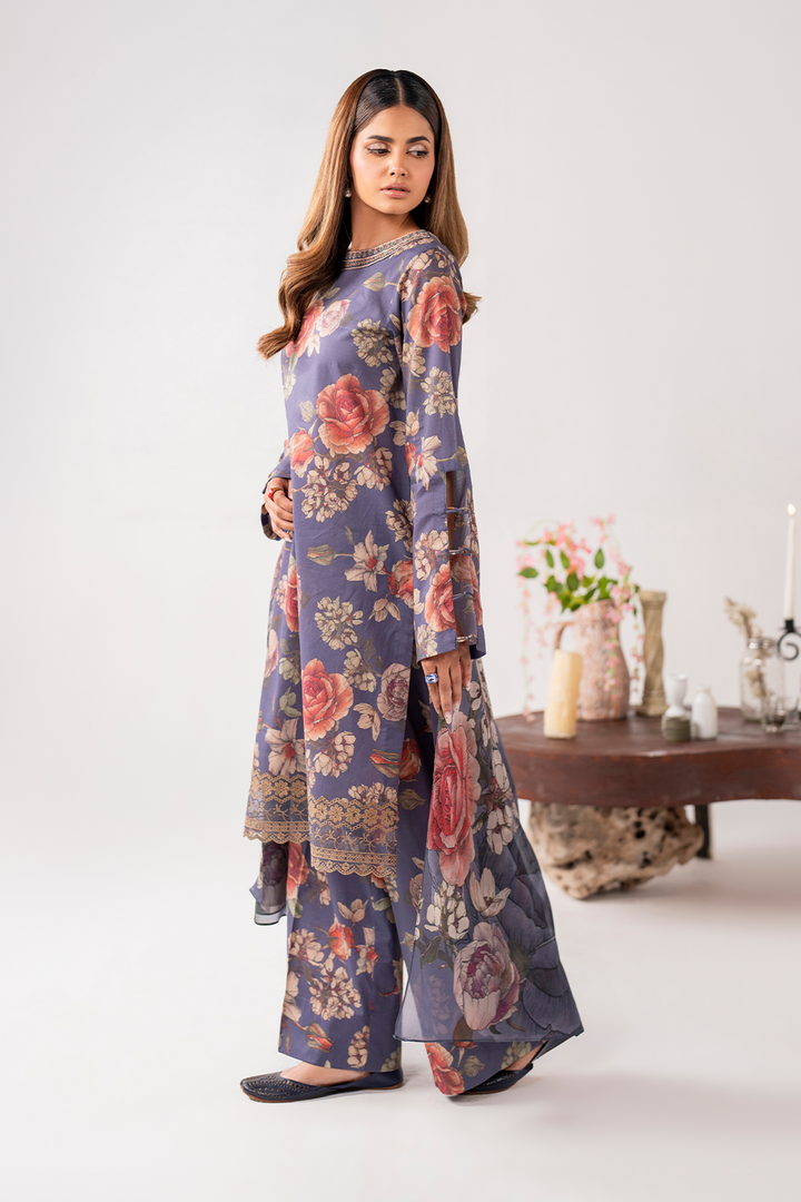 UE-267 Printed Lawn - Iznik