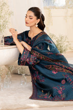 UE-379 Embroidered Pure Jacquard Silk