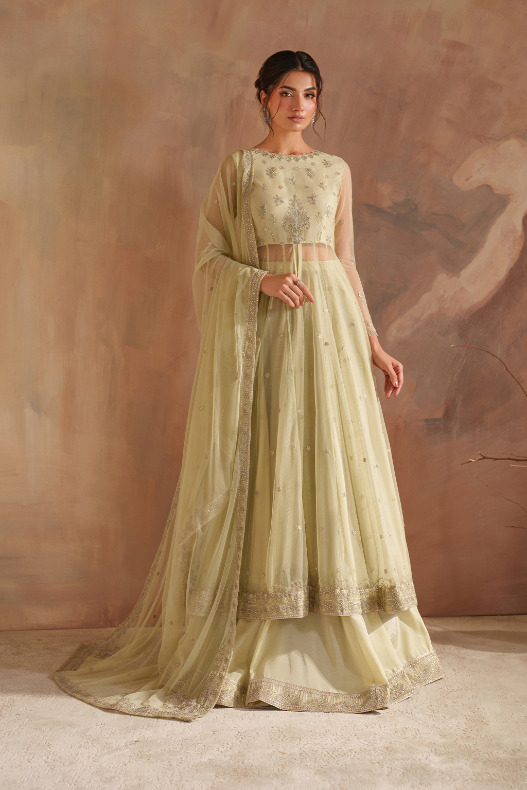 CC-73 Embroidered Net Main image