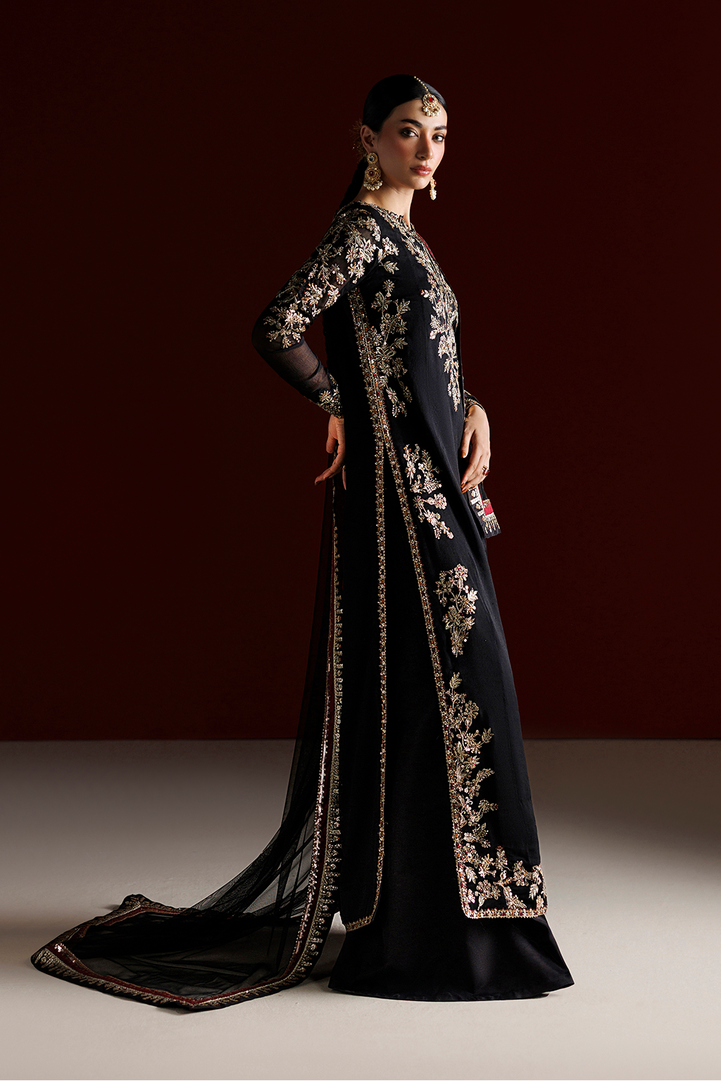 CC-107 Embroidered Chiffon Secondary image