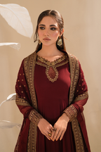 IP-277 Embroidered Chiffon - Iznik