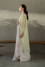 UE-405 Embroidered Lawn - Iznik