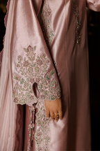 UE-719 Embroidered Jacquard Sheesha Silk