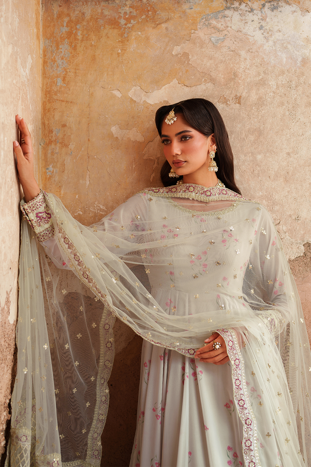 UE-551  Printed Chiffon - Iznik