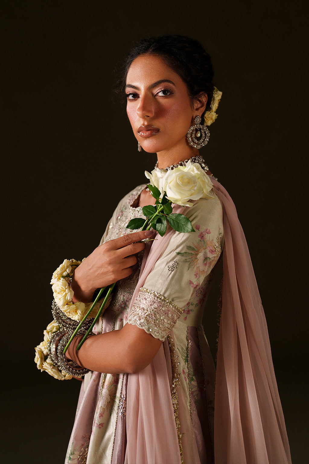 IV-77  Embroidered Velvet