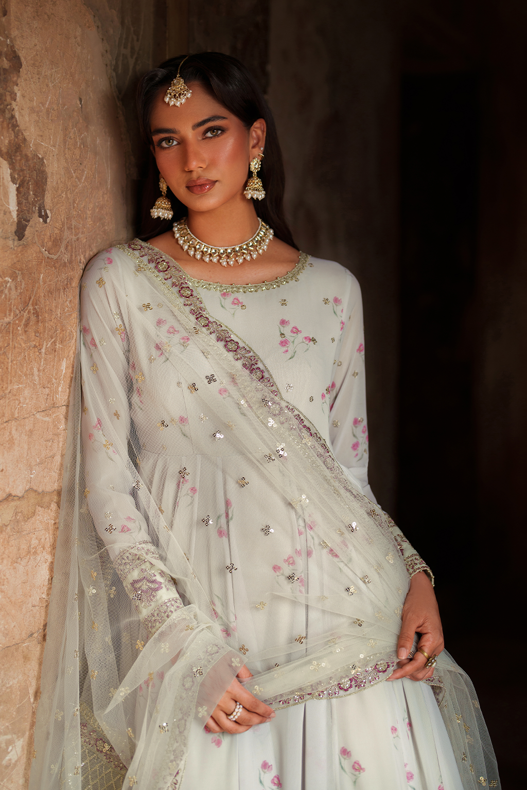 UE-551  Printed Chiffon - Iznik