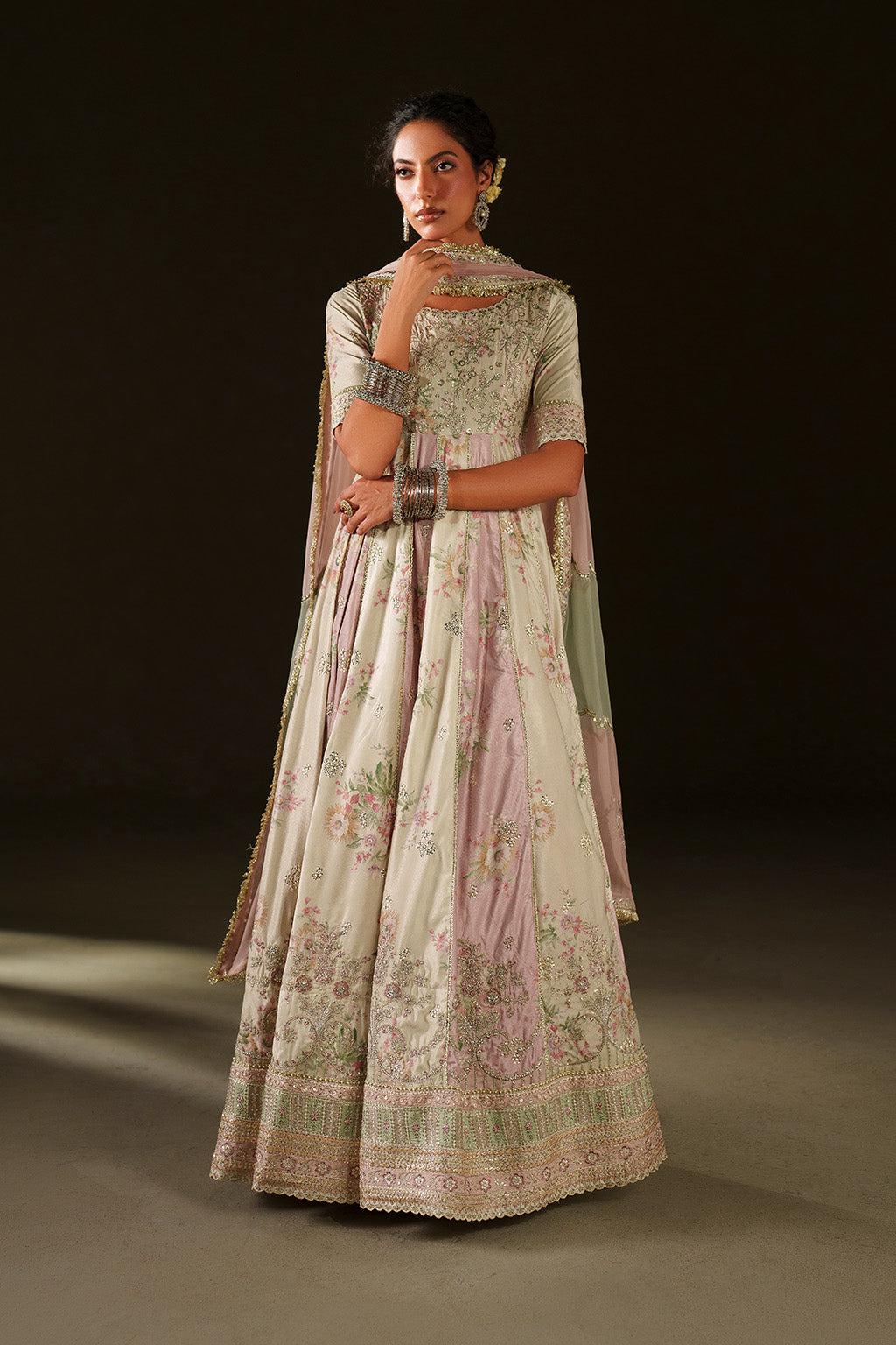 IV-77  Embroidered Velvet