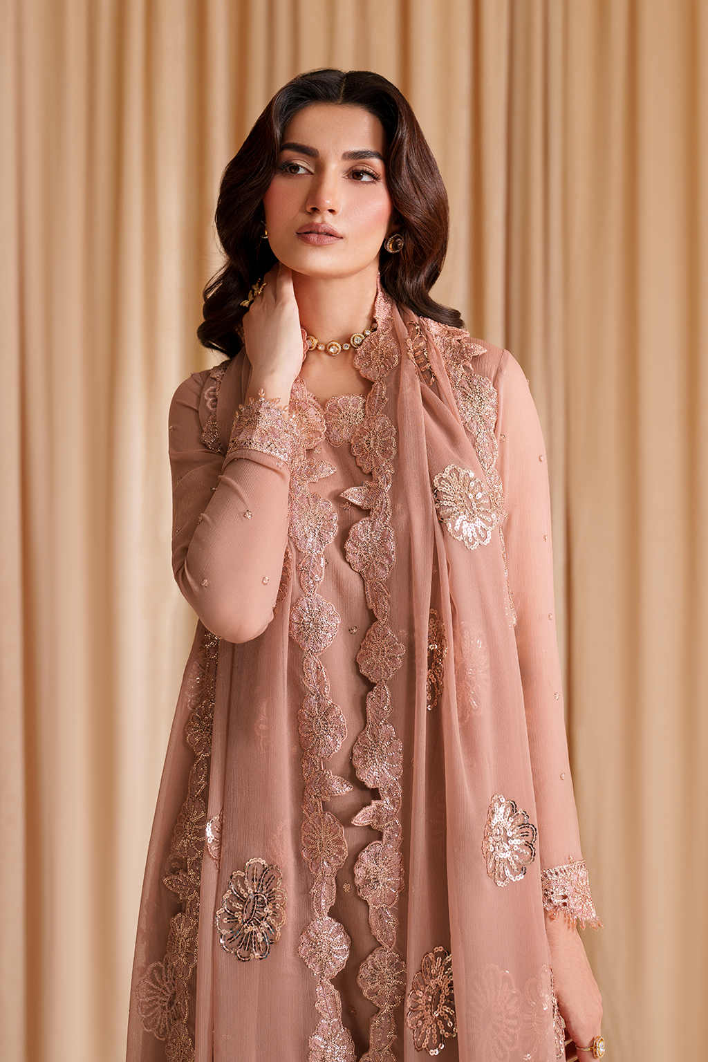 CC-74 Embroidered Chiffon Secondary image
