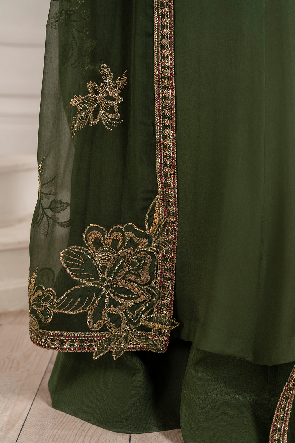 UE-416 Embroidered Chiffon