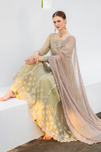 CC-68 Embroidered Chiffon - Iznik