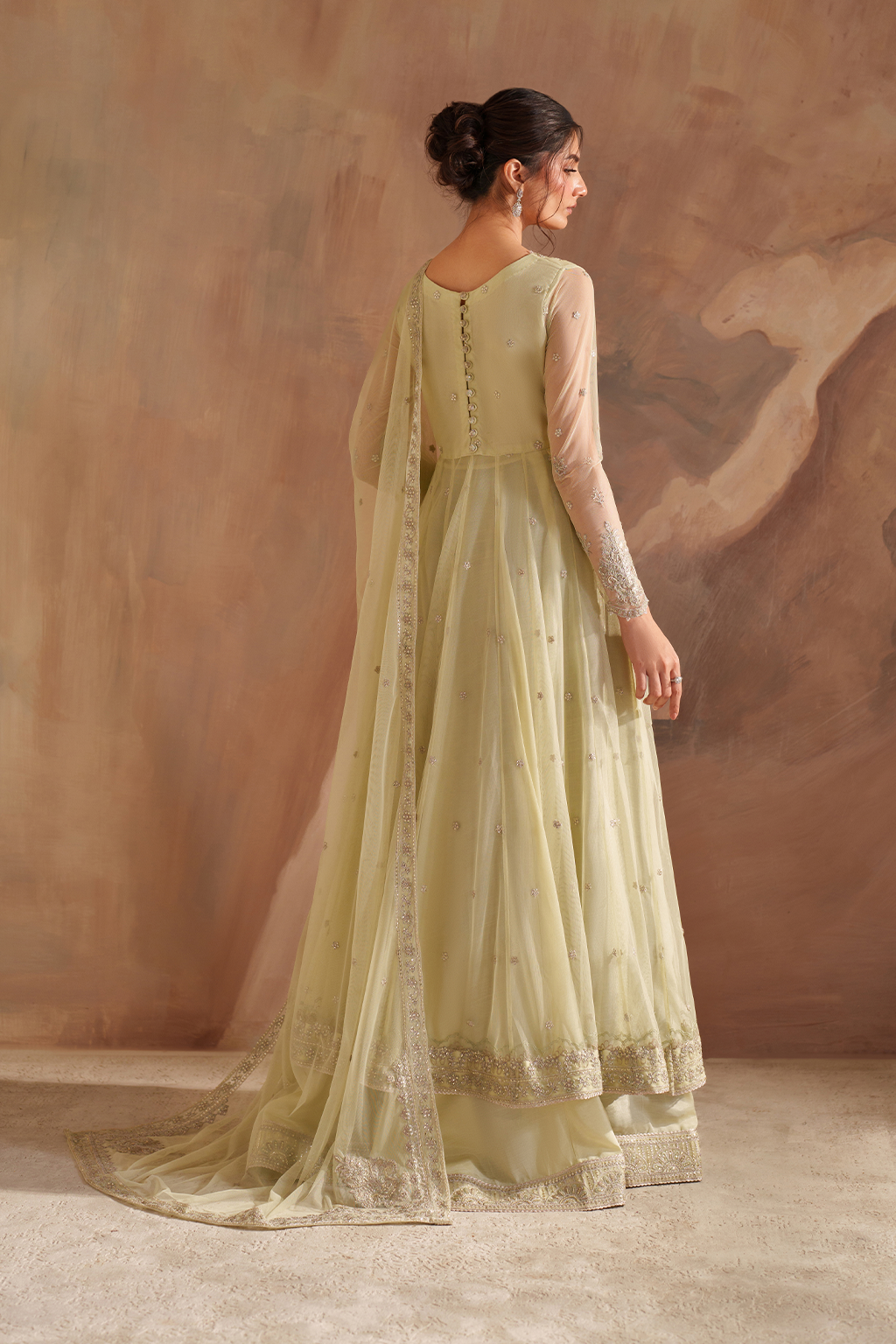 CC-73 Embroidered Net