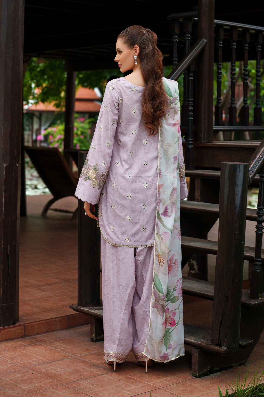 UE-278 Printed Lawn - Iznik