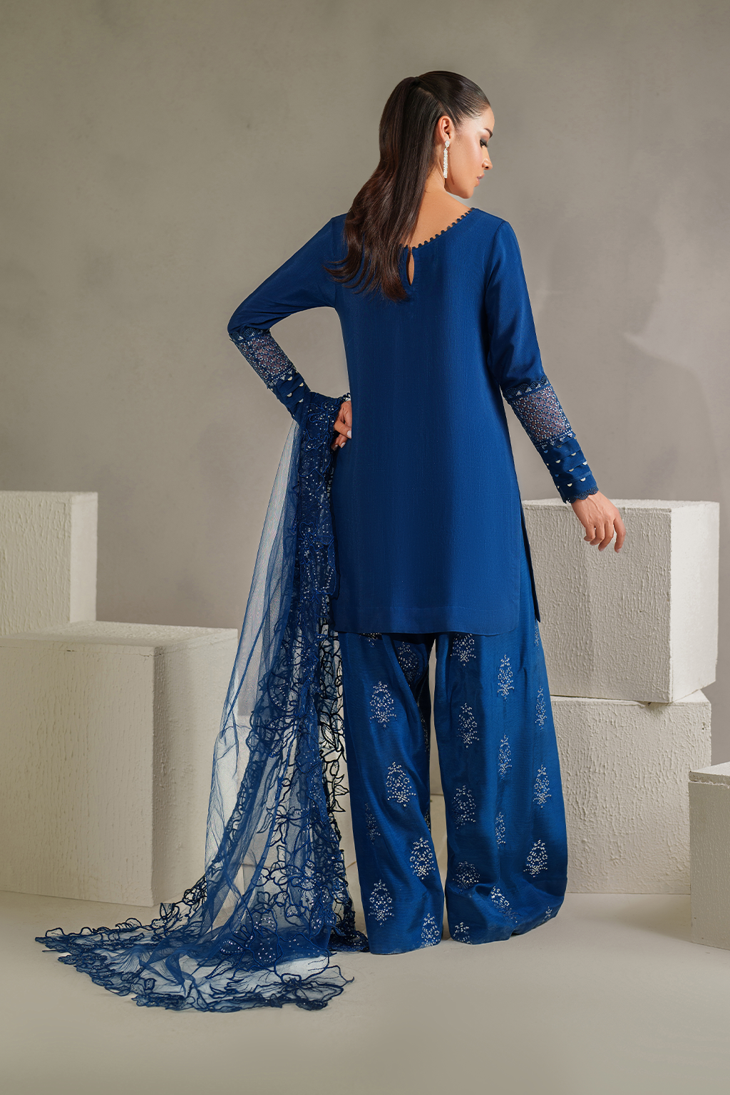 IP-334 Embroidered Rawsilk