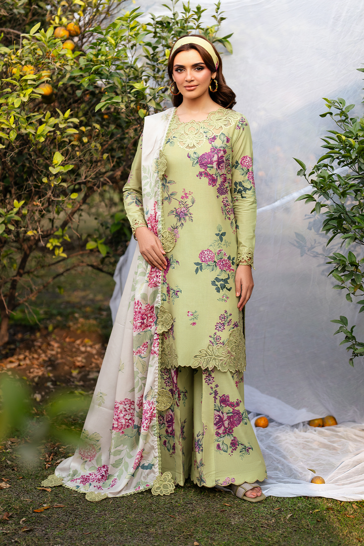 UE-395 Printed Lawn - Iznik