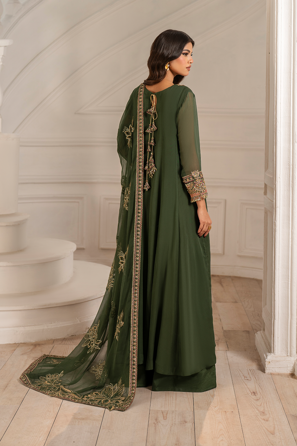 UE-416 Embroidered Chiffon