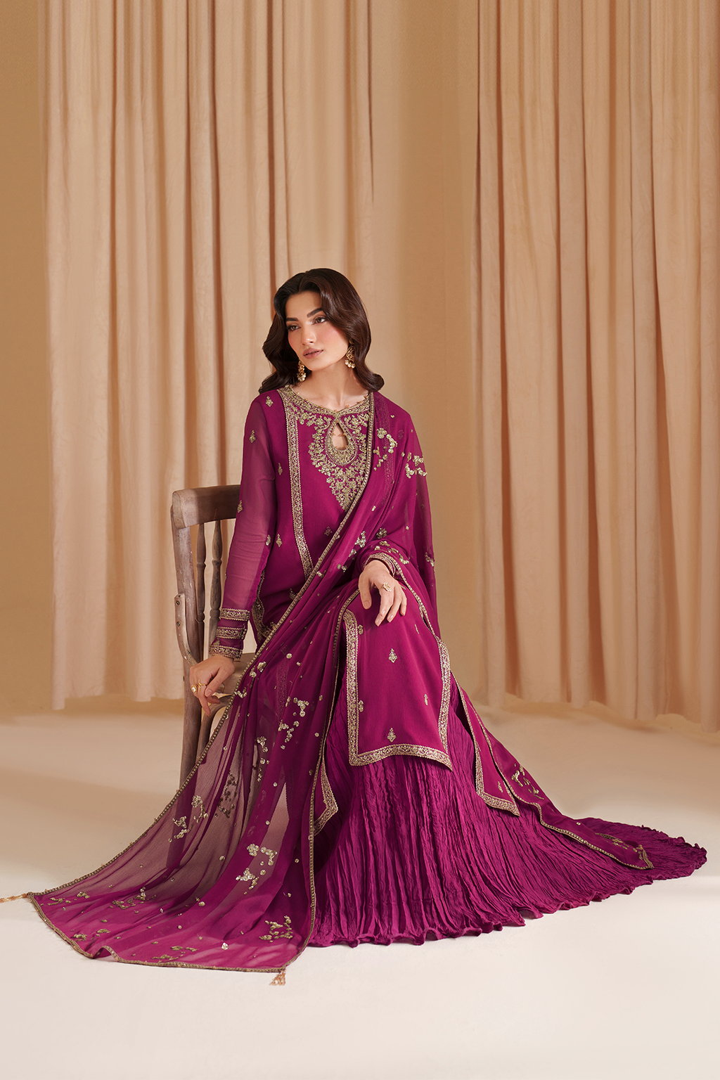 CC-81 Embroidered Chiffon