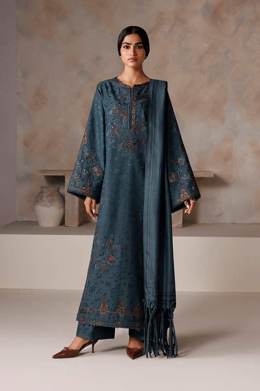 UE-745 Embroidered  Viscose Jacquard