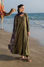 UE-375 Embroidered Lawn - Iznik