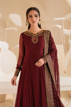 IP-277 Embroidered Chiffon - Iznik