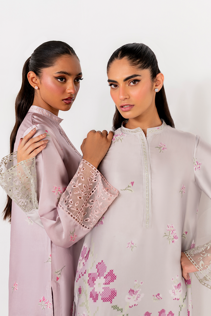IP-244 Printed charmeuse - Iznik