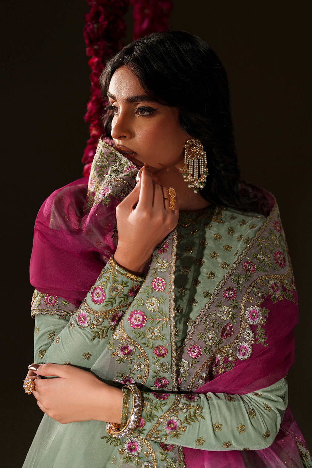 IV-73  Embroidered Velvet