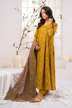 UE-201 Embroidered Lawn - Iznik