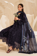 UE-427 Embroidered Textured Lawn - Iznik