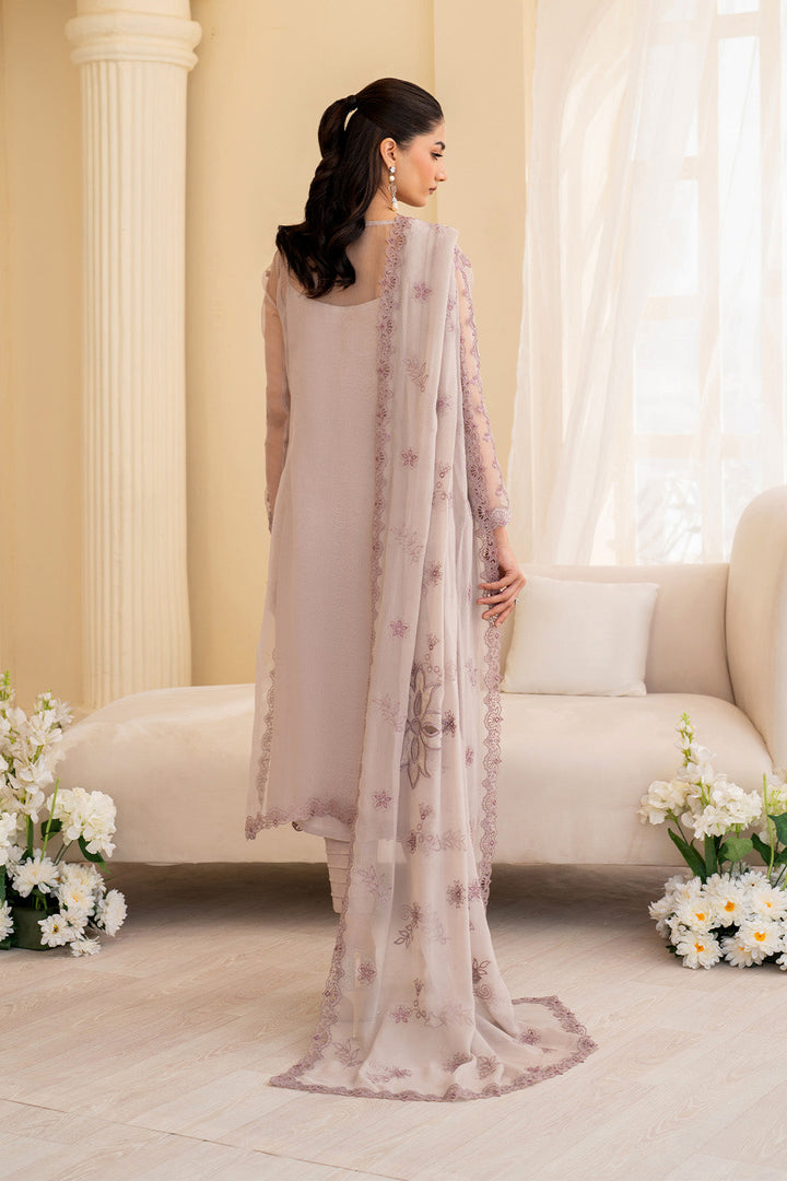 UE-437 Embroidered Pure Organza