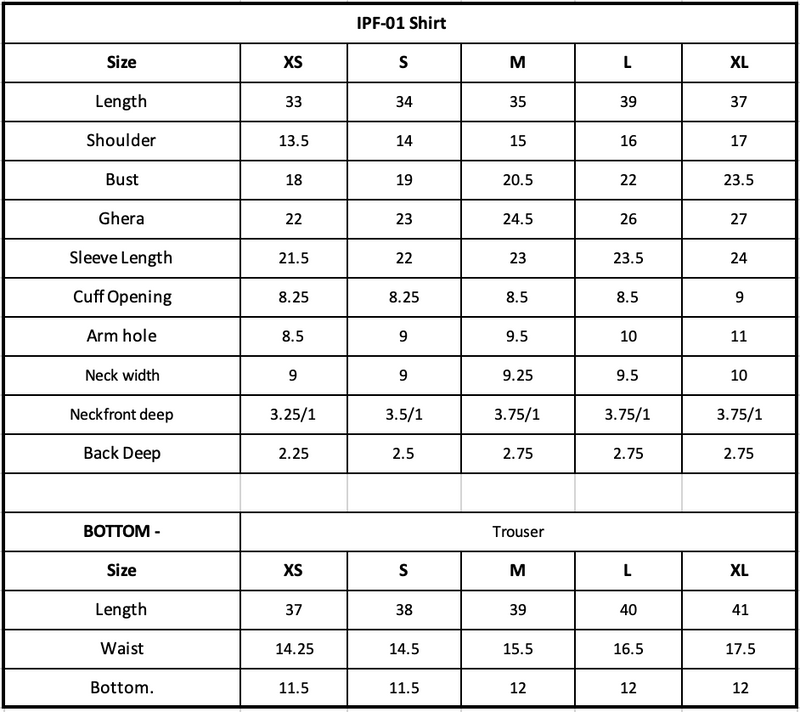 Size Chart Image