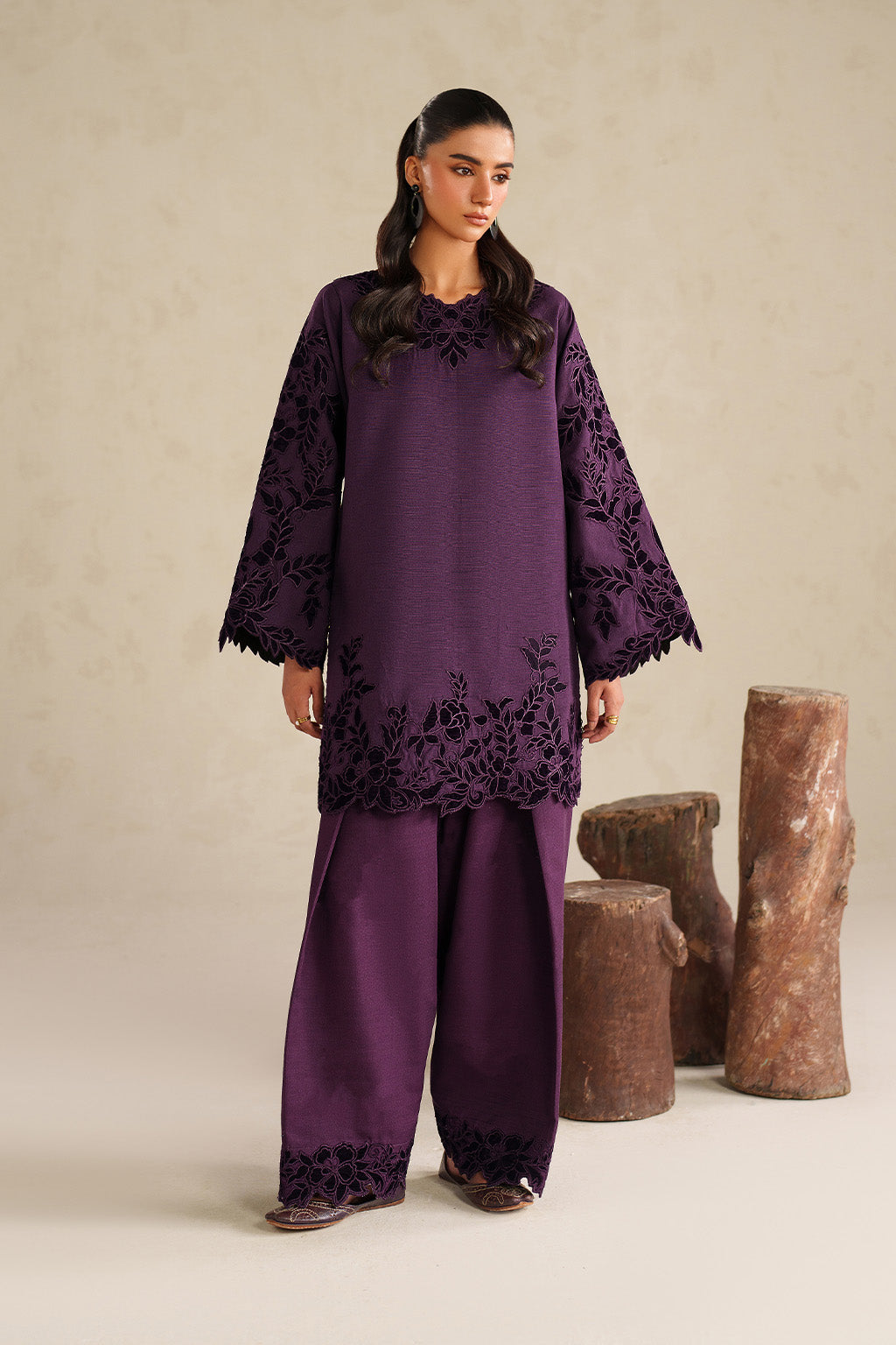 IP-344 Dyed Slub Khaddar - Iznik Global Main image