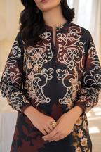 IP-304  Printed Lawn - Iznik