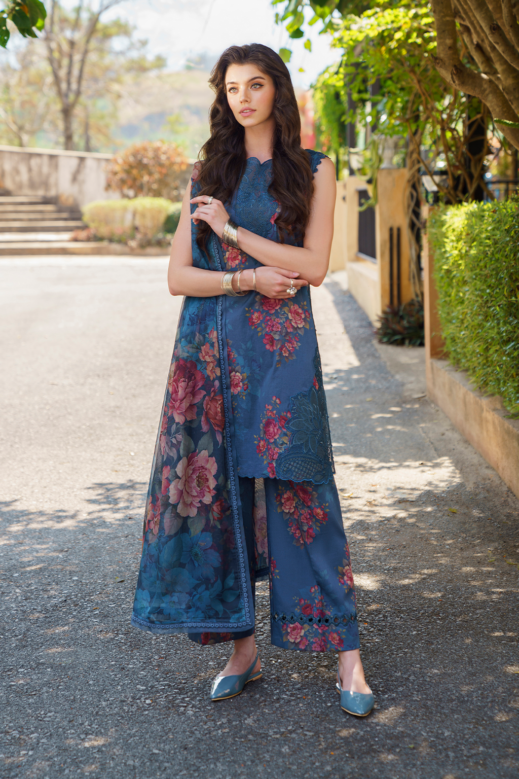 UE-213 PRINTED LAWN - Iznik