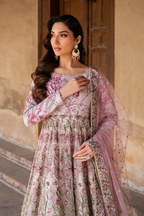 Embroidered Printed Silk - Iznik