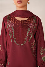 UE-610 Embroidered Lawn - Iznik Global