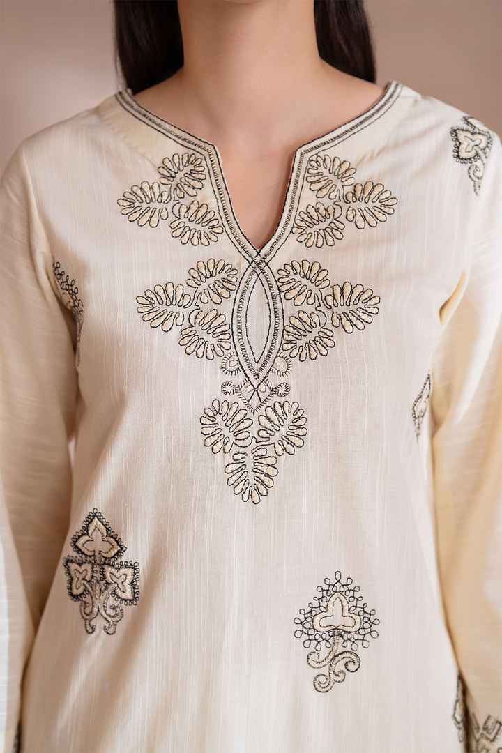 UE-361 Embroidered Khaddar