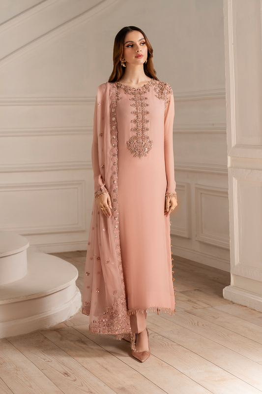 UE-479 Embroidered Chiffon - Iznik