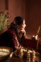 IV-55 Embroidered Velvet