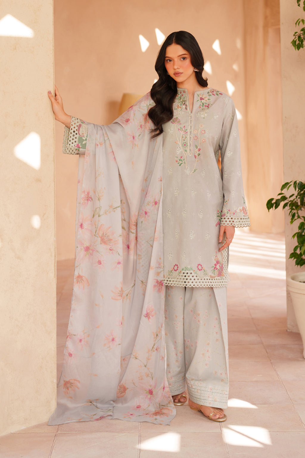 EL-12 Embroidered Lawn Secondary image