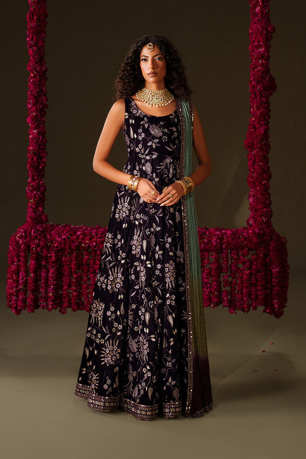 IV-67  Embroidered Velvet Main image