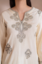 UE-361 Embroidered Khaddar - Iznik
