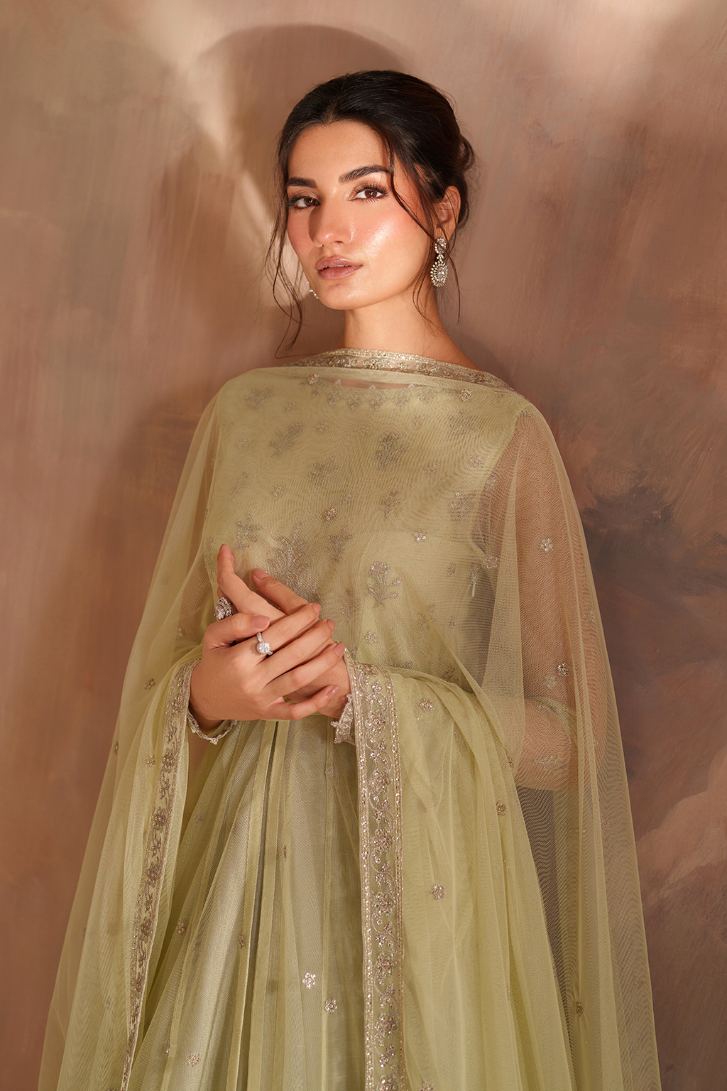 CC-73 Embroidered Net