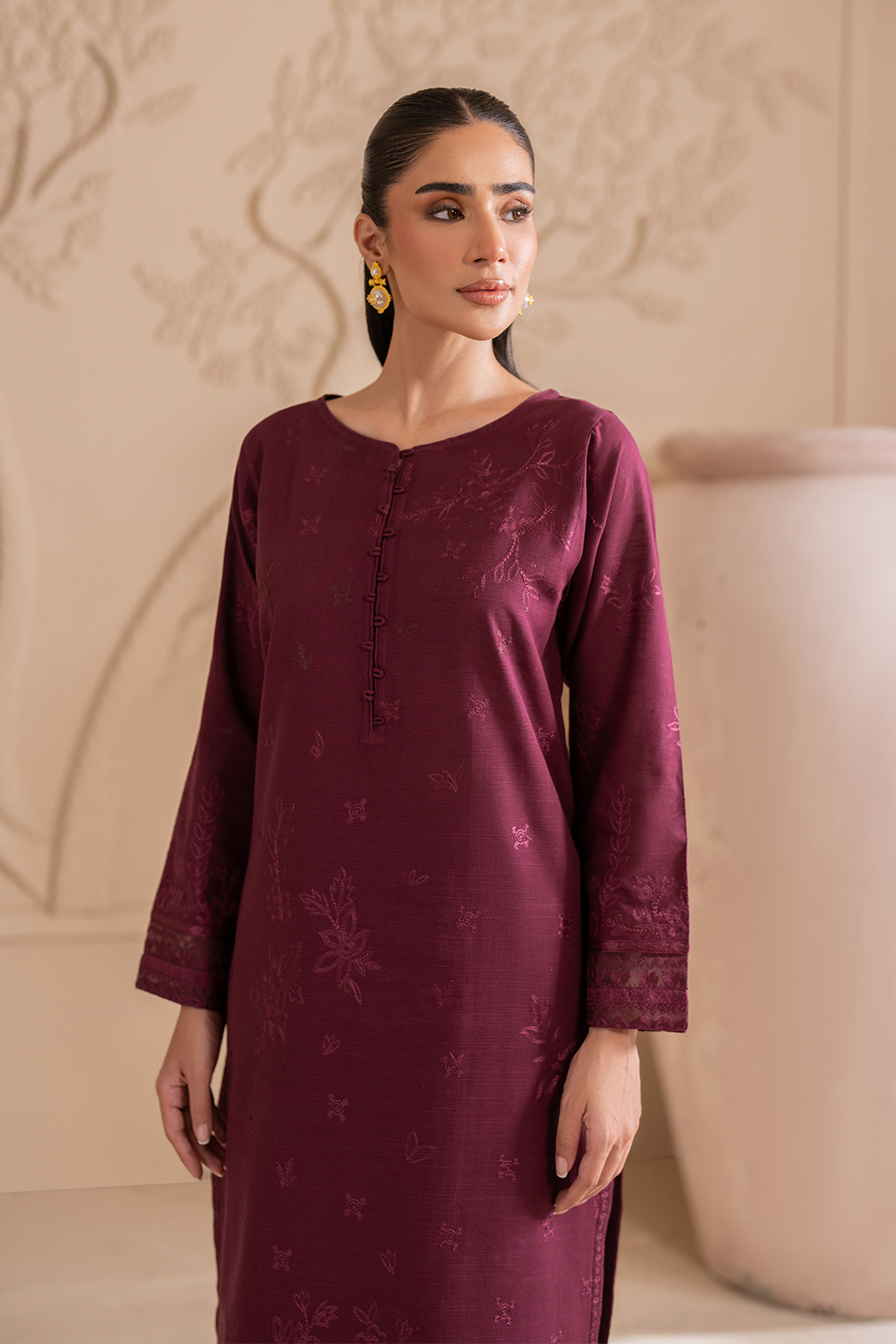 IP-248 Printed Khaddar - Iznik