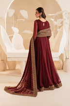 IP-277 Embroidered Chiffon - Iznik