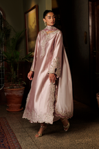 UE-719 Embroidered Jacquard Sheesha Silk